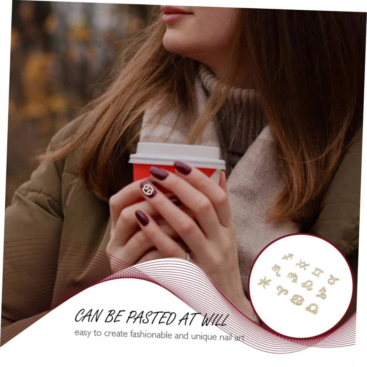 Підвіски для нігтів Beavorty Знаки зодіаку, 24 шт., фото №8