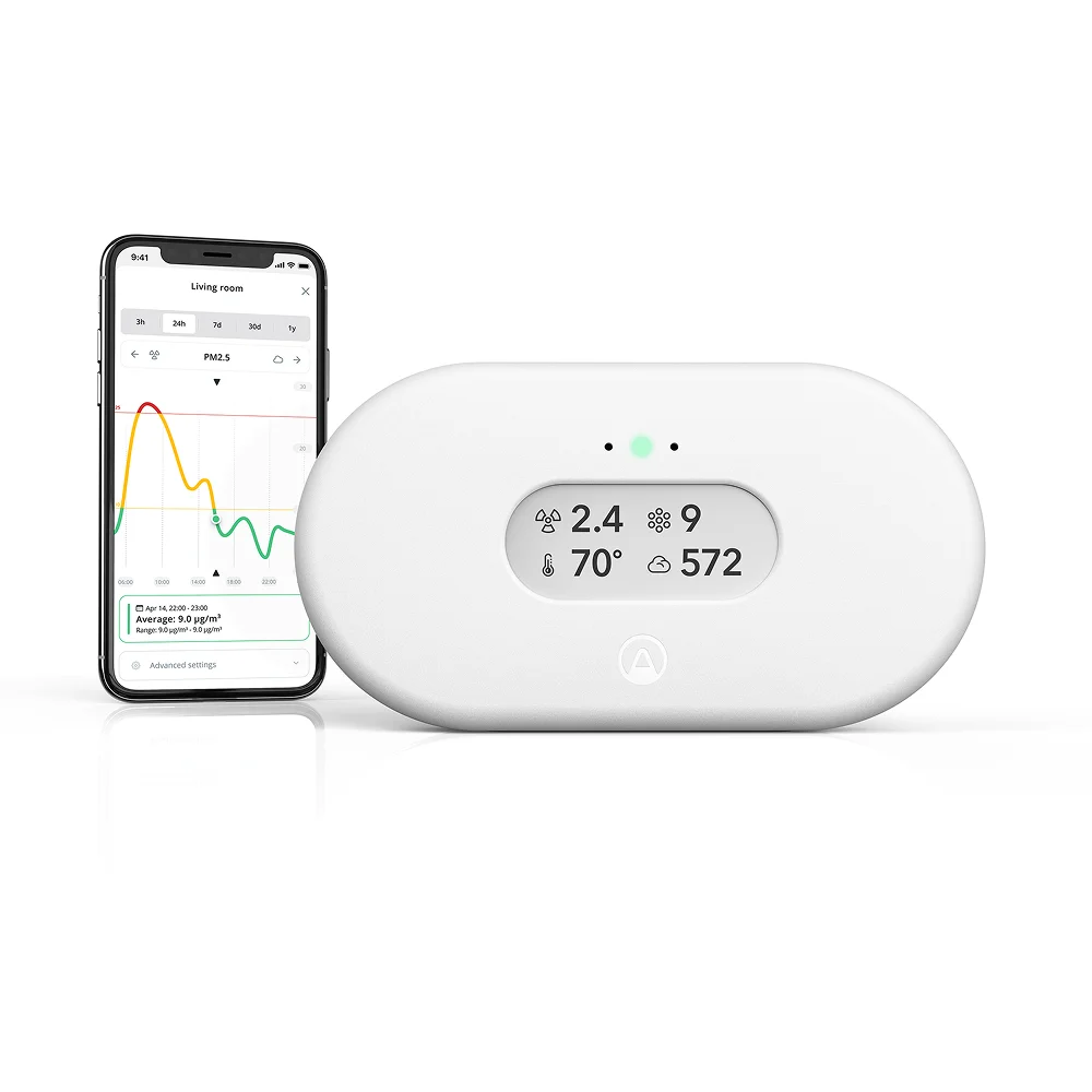 Детектор радона и качества воздуха Airthings View Radon 2960 Белый, фото №4
