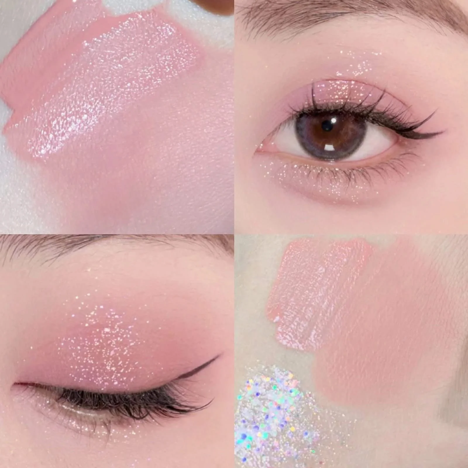 Жидкие тени для век Хамелеон с блестками, металлические, с эффектом изменения цвета, фото №7