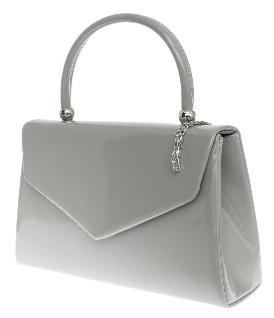 Клатч Girly Handbags лакований, жіночий, маленький жорсткий кейс, фото №2