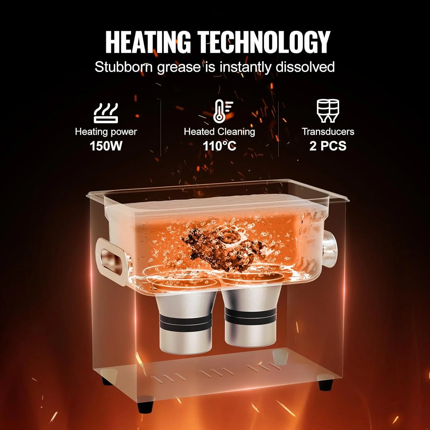 Ультразвуковой очиститель Vevor Ultrasonic Cleaners 3L KZ-S3 Silver, фото №3 Ультразвуковой очиститель Vevor Ultrasonic Cleaners 3L KZ-S3 Silver, фото №3