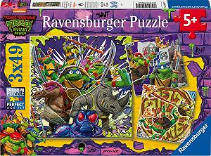 Детский пазл Ravensburger 12004012 Ninja Turtles 3 x 49 элементов - Фото 1