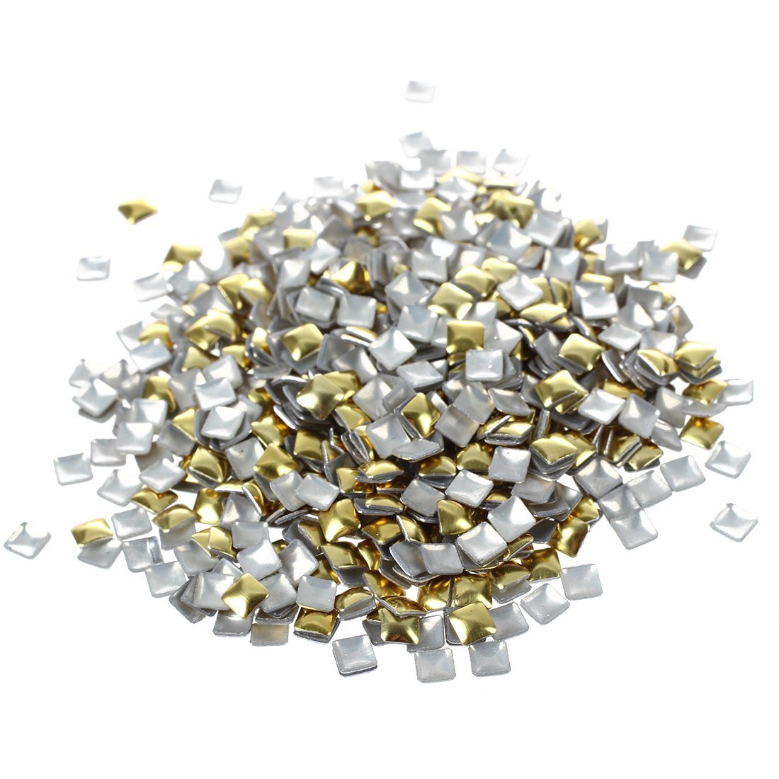 Штучні діаманти Y2B 4 мм Золоті та Срібні 270 штук, фото №3