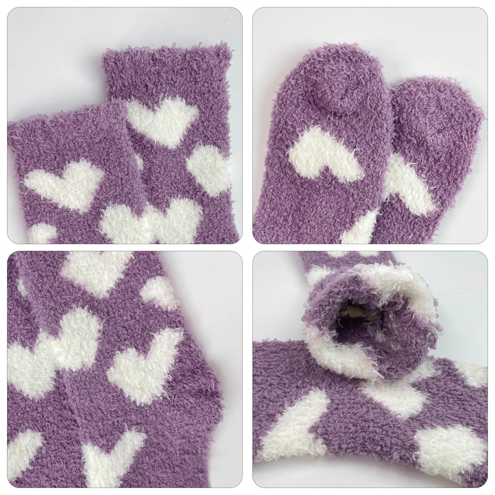 Шкарпетки Myhozee Cuddly, жіночі пухнасті, 5 пар, розмір 35-41, фото №3