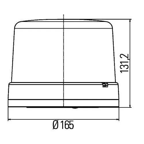Проблисковий маячок HELLA 2RL 011 484-121 KL 7000 LED ROSENBAUER, фото №3