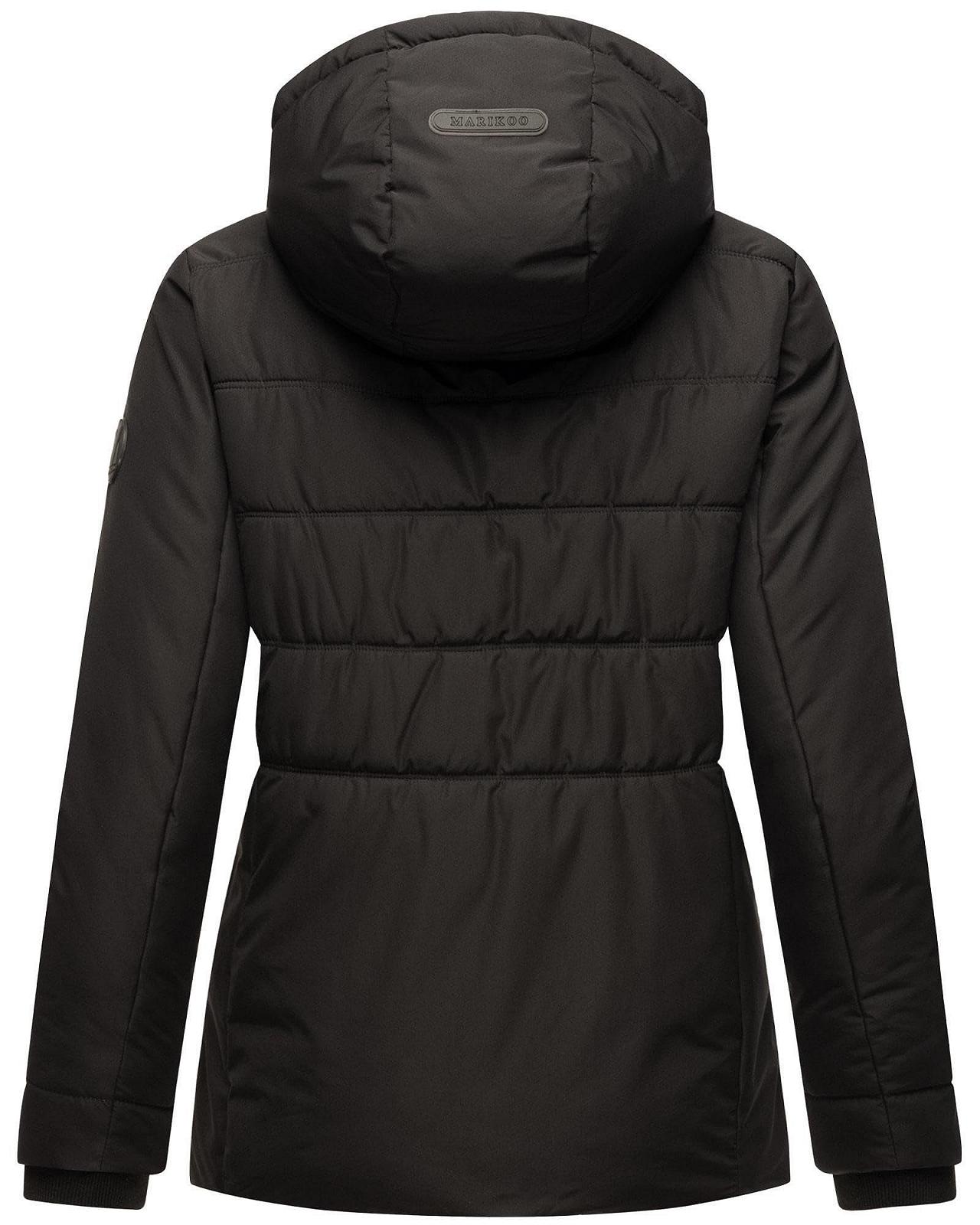 Зимняя куртка MARIKOO N026 Женская (XS-3XL) - стеганая куртка, капюшон с эластичной лентой, внутри с флисовой ткани, теплая куртка для женщин, фото №4