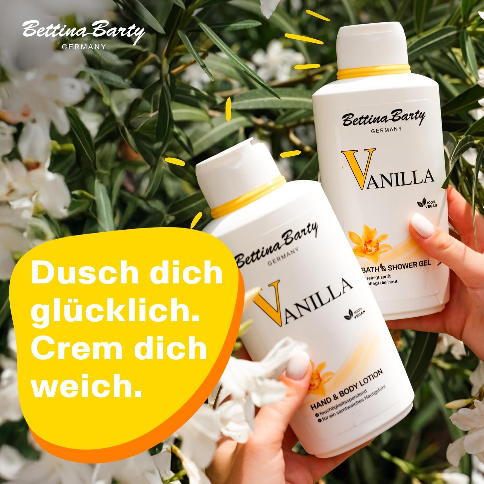 Гель для душу та ванни Bettina Barty Vanilla 12 x 500 мл, фото №6