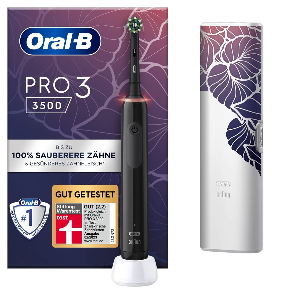 Зубная электрощетка Oral-B PRO 3 3500 с 3 режимами чистки и визуальным контролем давления 360°, фото №5