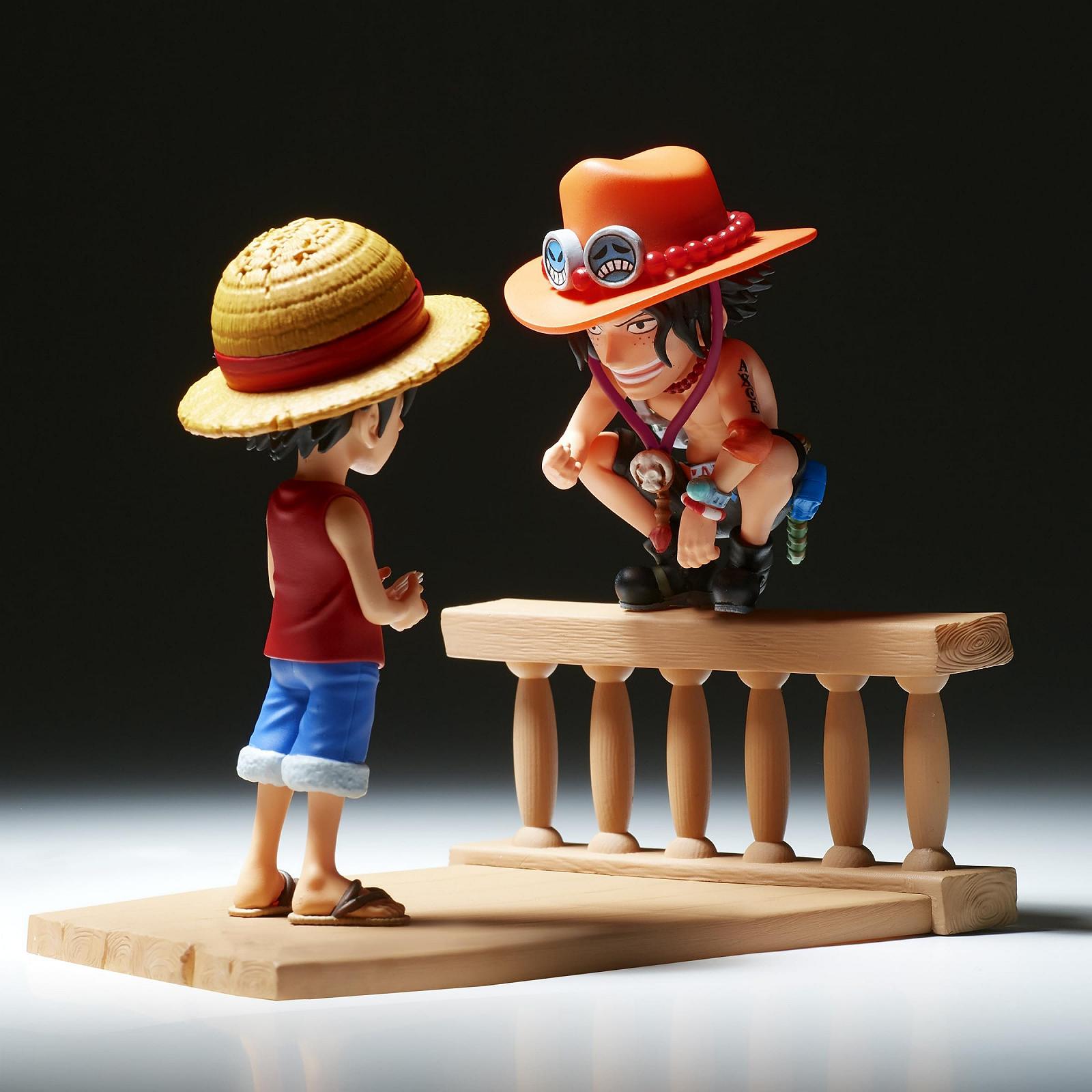 Фігурка Banpresto One Piece World Collectable Log Stories Monkey D. Luffy & Portgas D. Ace, 8 см, різнобарвна, фото №5