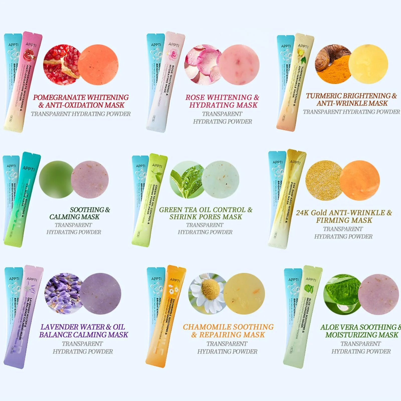 Маска желеподібна пудра для обличчя, фото №5 Маска желеподібна пудра для обличчя, фото №5