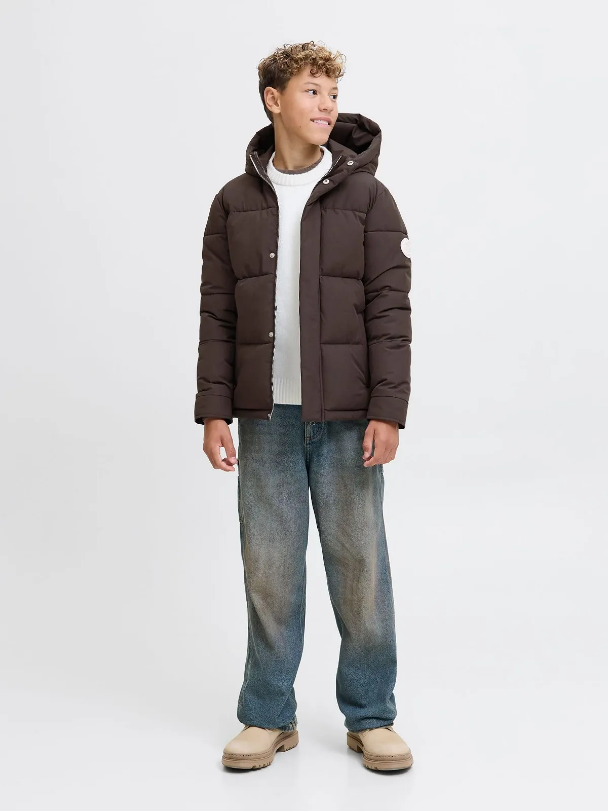 Куртка стьобана для хлопчика JACK & JONES Junior, фото №4 Куртка стьобана для хлопчика JACK & JONES Junior, фото №4