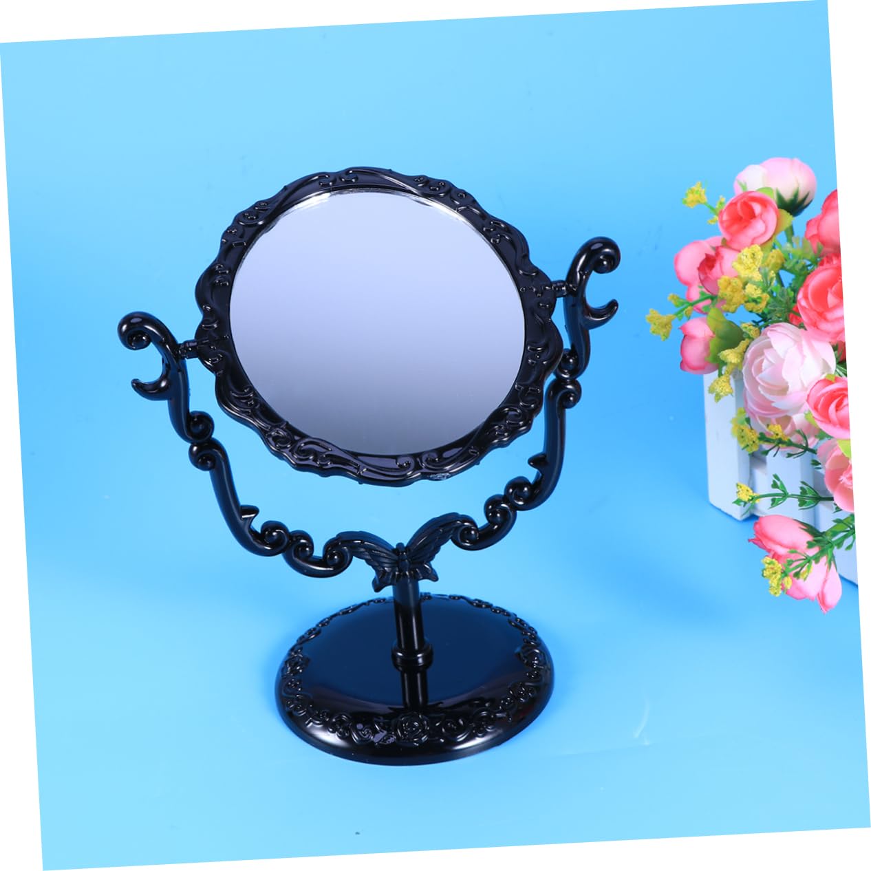 Зеркало Angoily 3st Rustikaler Tischspiegel Овальное Рельефное вращающееся, фото №2 Зеркало Angoily 3st Rustikaler Tischspiegel Овальное Рельефное вращающееся, фото №2