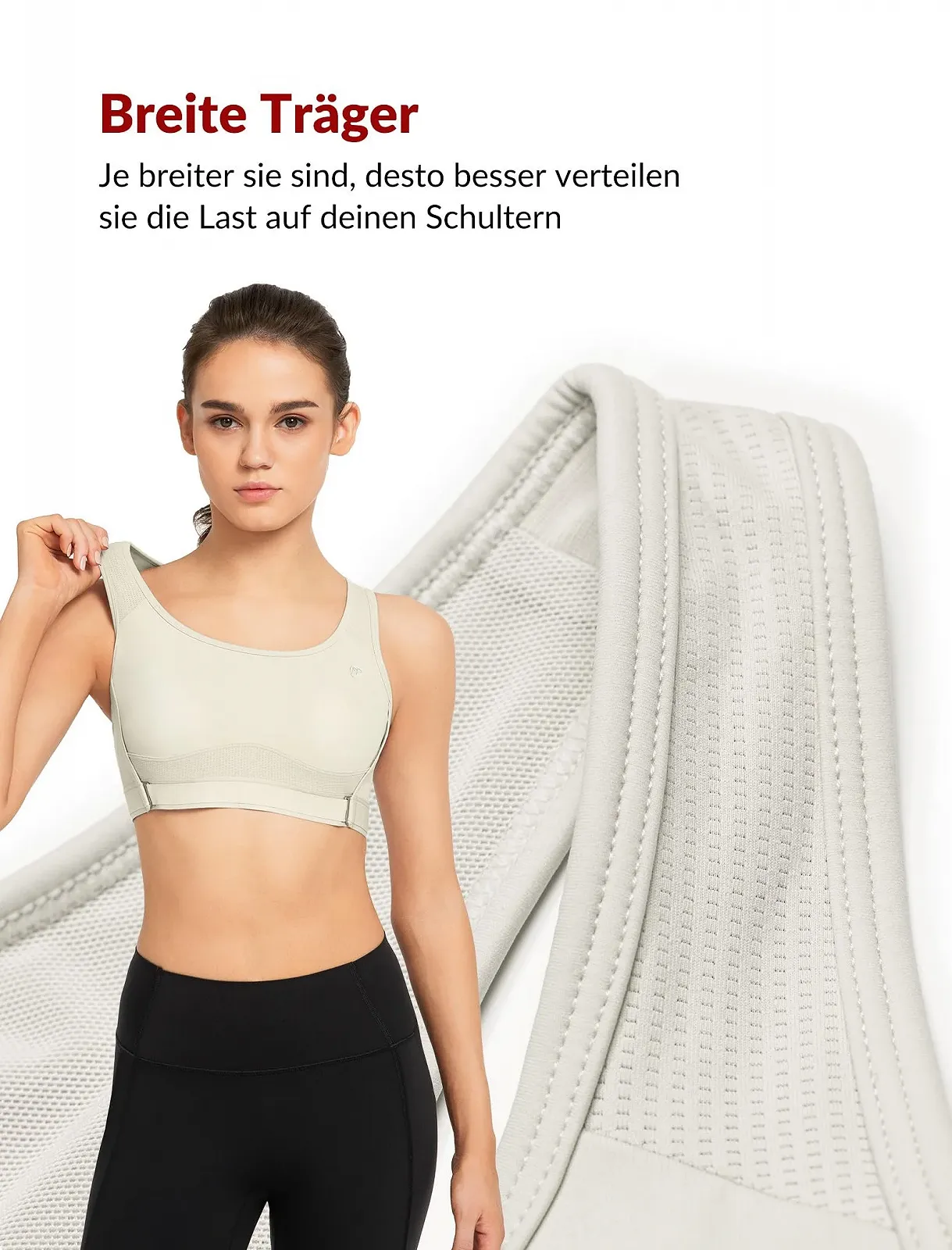 Спортивный бюстгальтер Yvette Strong Hold Mesh Racer Back с регулируемой поддержкой под грудью женский, фото №6 Спортивный бюстгальтер Yvette Strong Hold Mesh Racer Back с регулируемой поддержкой под грудью женский, фото №6