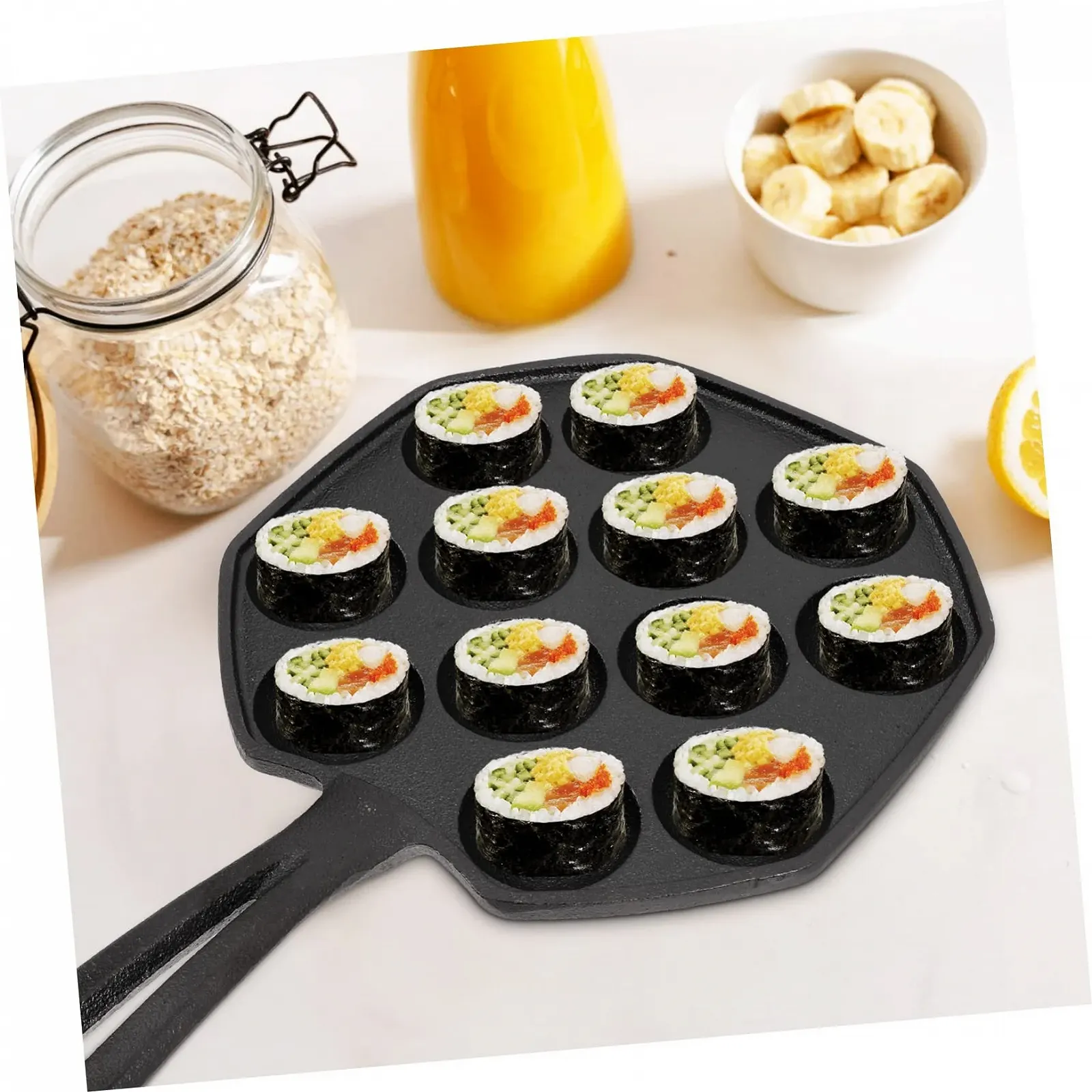 Форма для запікання равликів Sosoport чавунна антипригарна термостійка з рукавичками та пензликом, фото №8