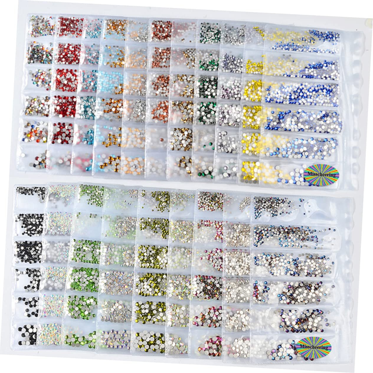 Стразы для ногтей Маникюрный набор 1364 шт., фото №8