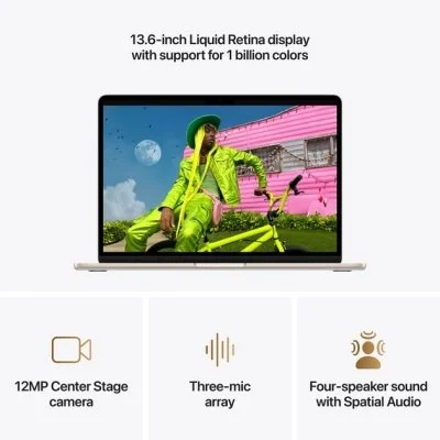 Ноутбук Apple MacBook Air 13 M5 A3449 Starlight (MDHD4UA/A), фото №5 Ноутбук Apple MacBook Air 13 M5 A3449 Starlight (MDHD4UA/A), фото №5
