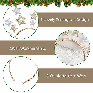 Обруч для волос Рождественская synthetic.ua - Фото 1