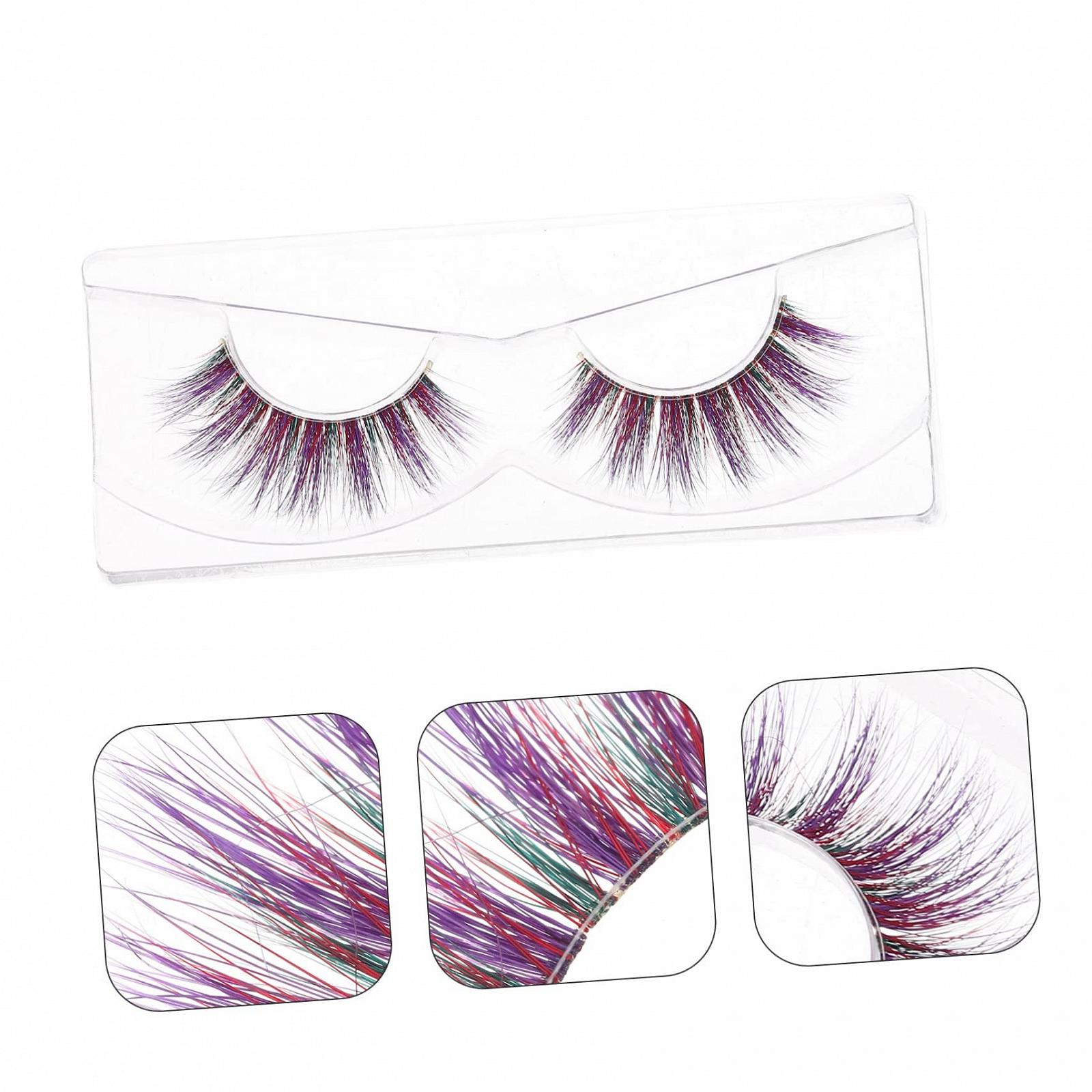 Angoily 5 пар расчёсок для ресниц фиолетовый, фото №2