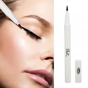 Водостійка Підводка для очей з м'яким пензликом, чорна synthetic.ua - Фото 1