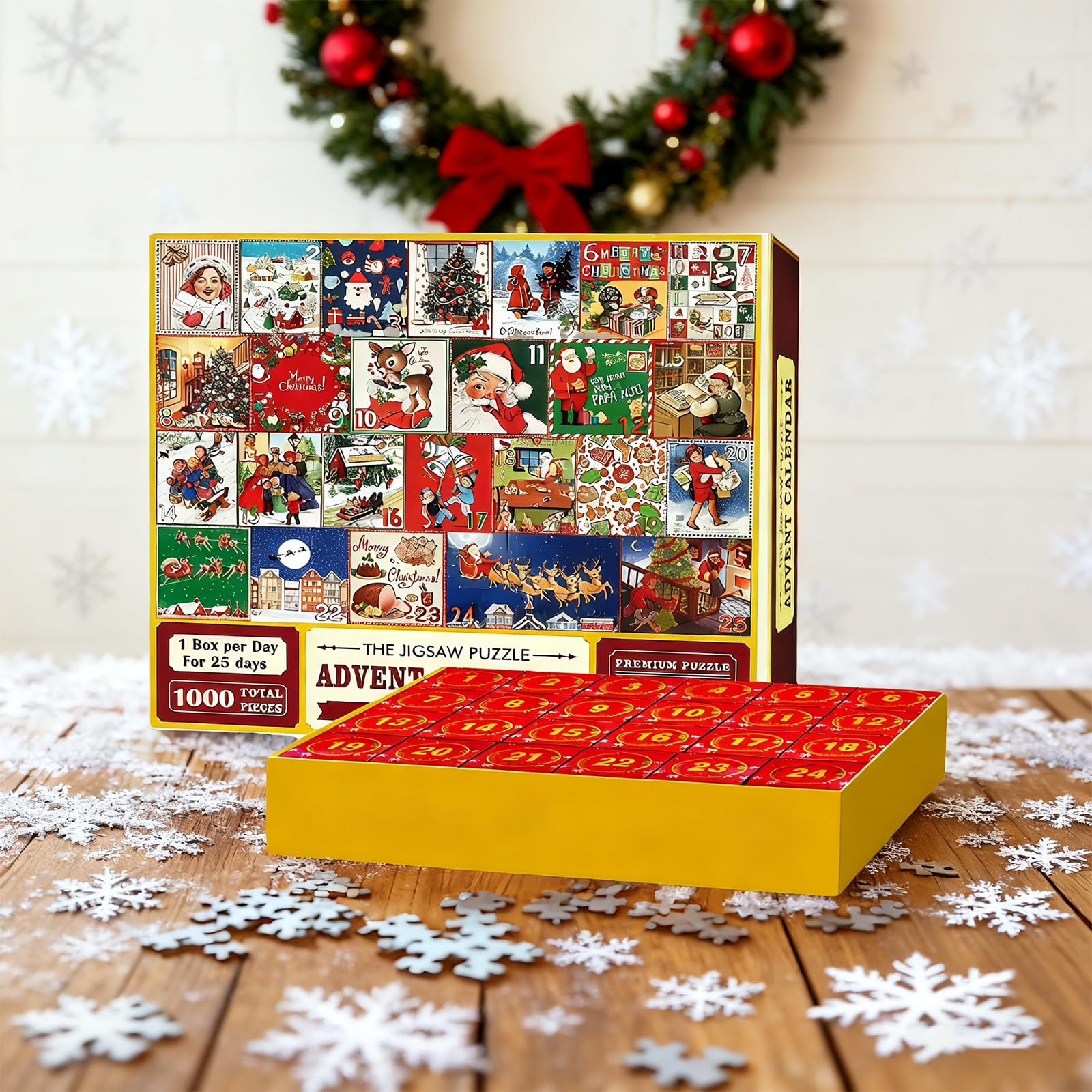 Пазл ChaneeHann Рождественский 25 тем 1000 деталей 68 x 48 см, фото №7