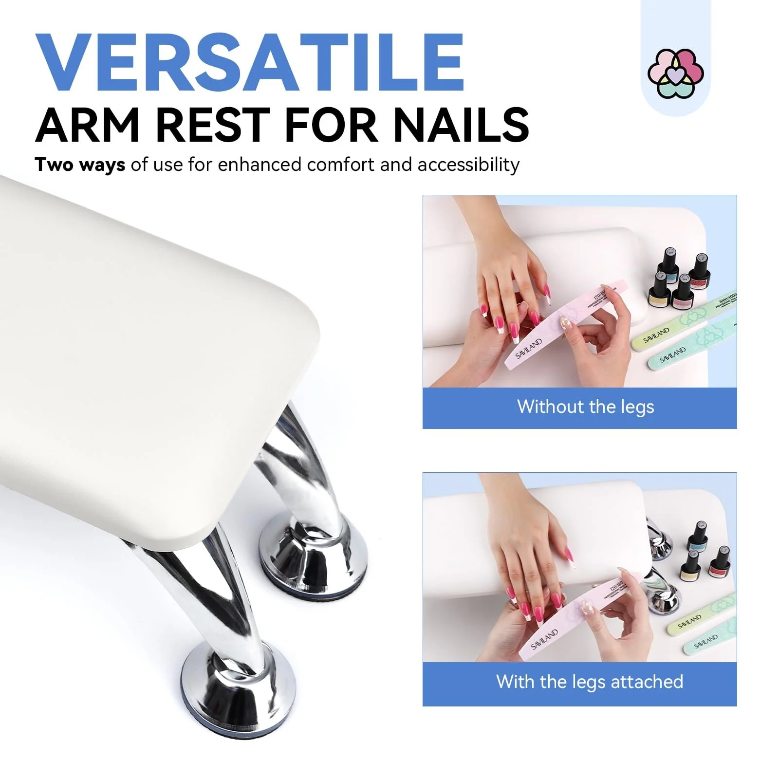 Підставка під руку Saviland для манікюру, подушка під руку, фото №7