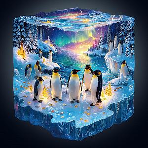 Пазл деревянный WOODBESTS Frozen Penguins 265 деталей 34 x 31.1 см - Фото 1