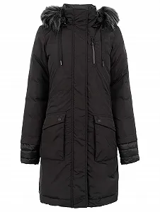 Женская Куртка S'questo Съёмный Капюшон, Двусторонняя Молния, Карманы - Фото 1