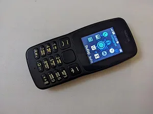 Мобильный кнопочный телефон Nokia 106 Ta1114 Черный - Фото 1