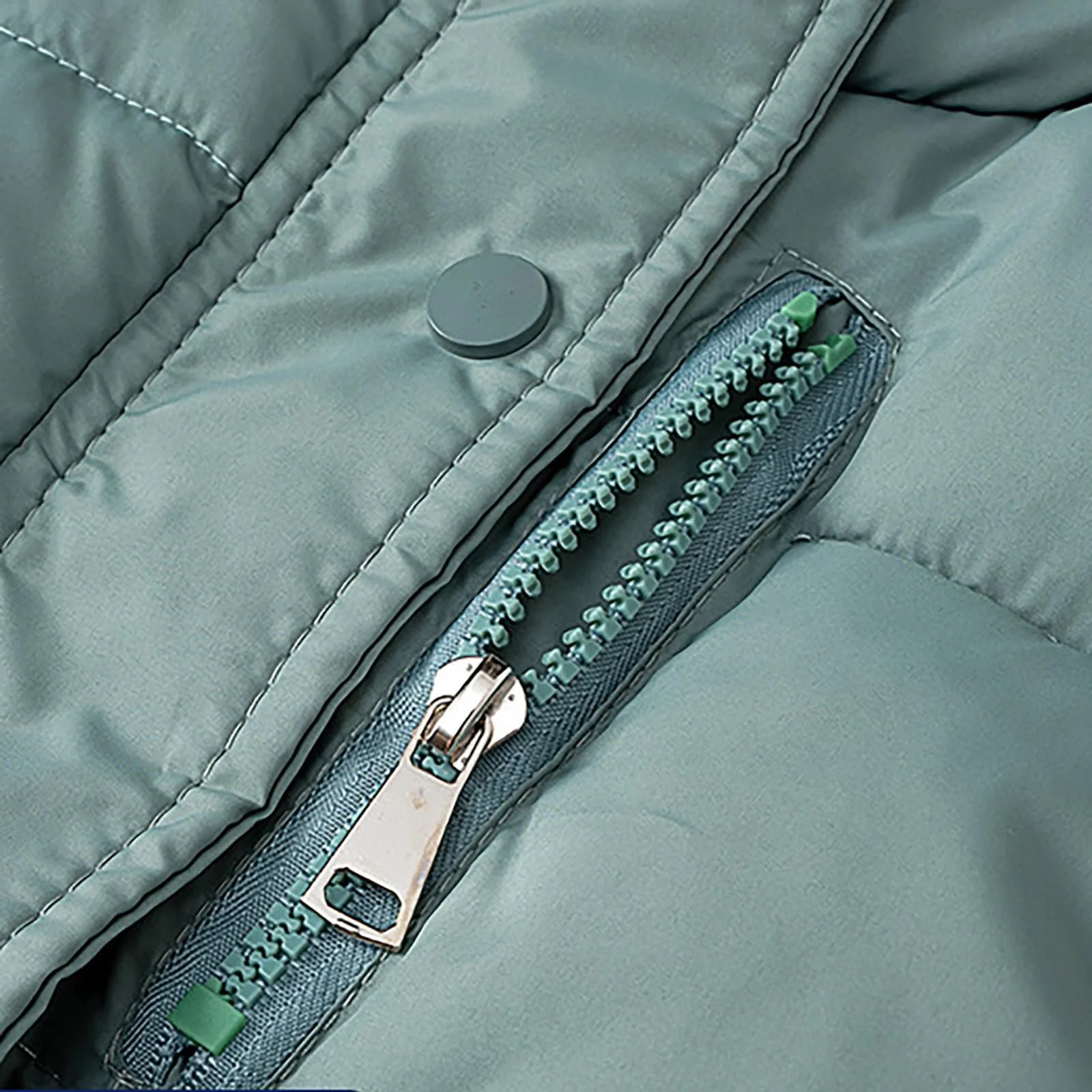 Жилет стьобаний дитячий однотонний, фото №4