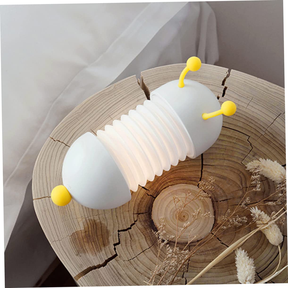 Настольная лампа Garneck Caterpillar LED Ночник Декоративная Настольная Лампа Кавай для Детской Комнаты С Литиевым Аккумулятором Гусеница Лампа Белый, фото №3 Настольная лампа Garneck Caterpillar LED Ночник Декоративная Настольная Лампа Кавай для Детской Комнаты С Литиевым Аккумулятором Гусеница Лампа Белый, фото №3