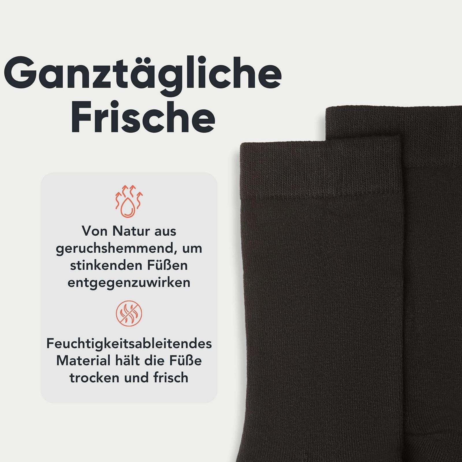 Носки FM London, 6 пар, бамбуковые, однотонные и с узором, женские, мягкие на ощупь и устойчивы к запахам, фото №3