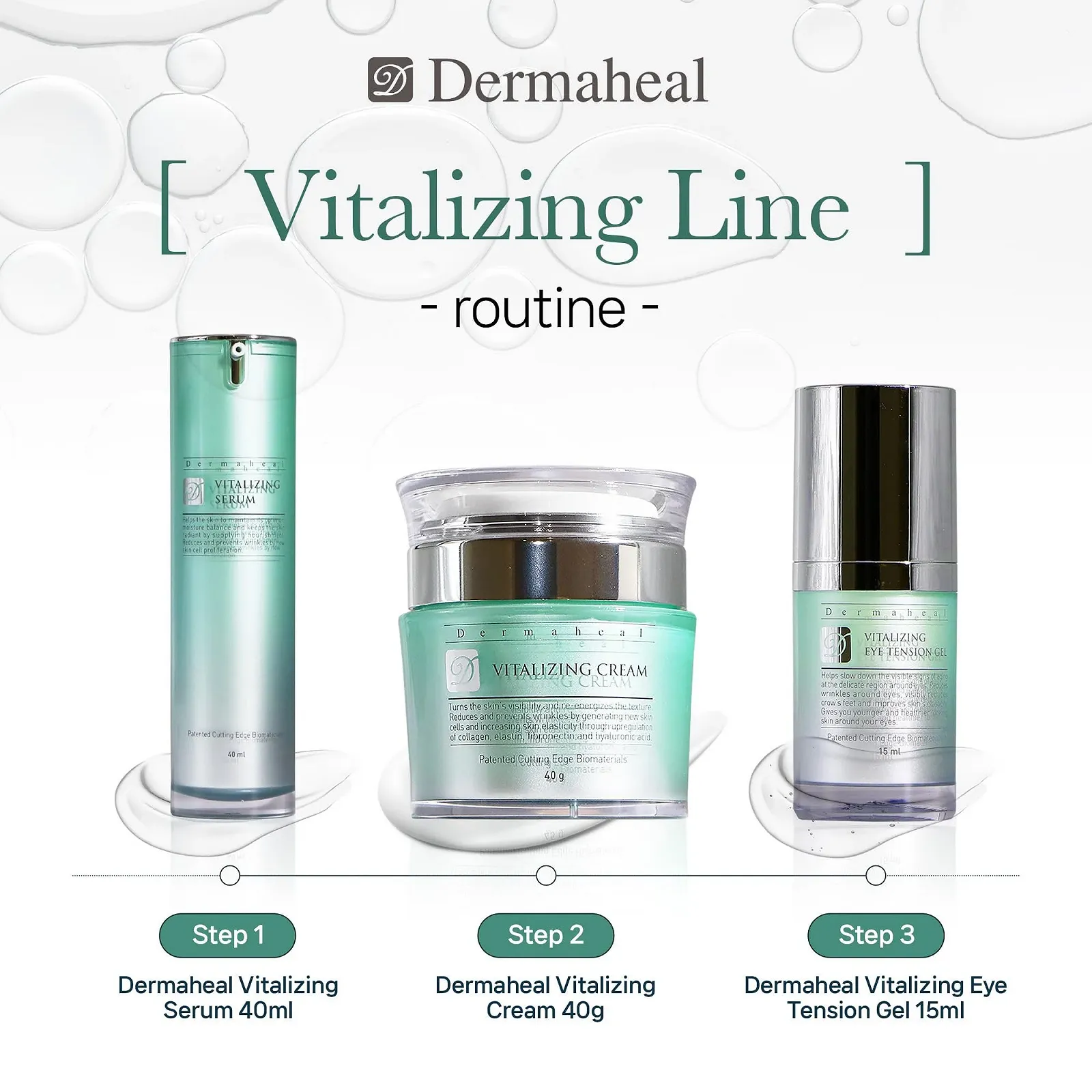 Крем для обличчя Dermaheal Cosmeceuticals Vitalizing відновлювальний 30 мл, фото №6 Крем для обличчя Dermaheal Cosmeceuticals Vitalizing відновлювальний 30 мл, фото №6