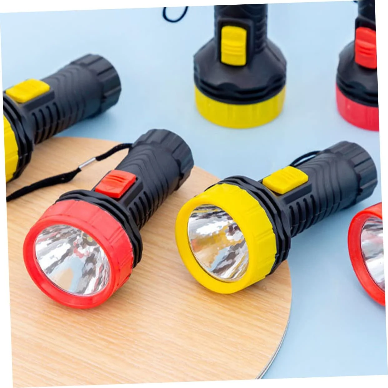 Ліхтарик Міні LED Дитячий для школи, вечірок, надзвичайних ситуацій, для вулиці, ABS, набір 6 штук, фото №9