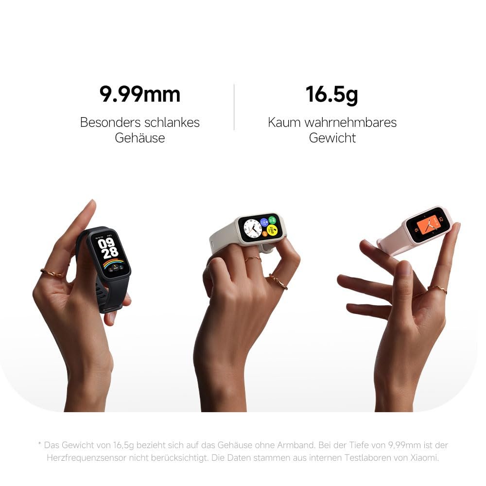 Фитнес-браслет Xiaomi Smart Band 9 Active Черный 1.47 дюйма TFT, 450 нит, 50 спортивных режимов, датчик SPO₂, водонепроницаемость 5ATM, фото №3