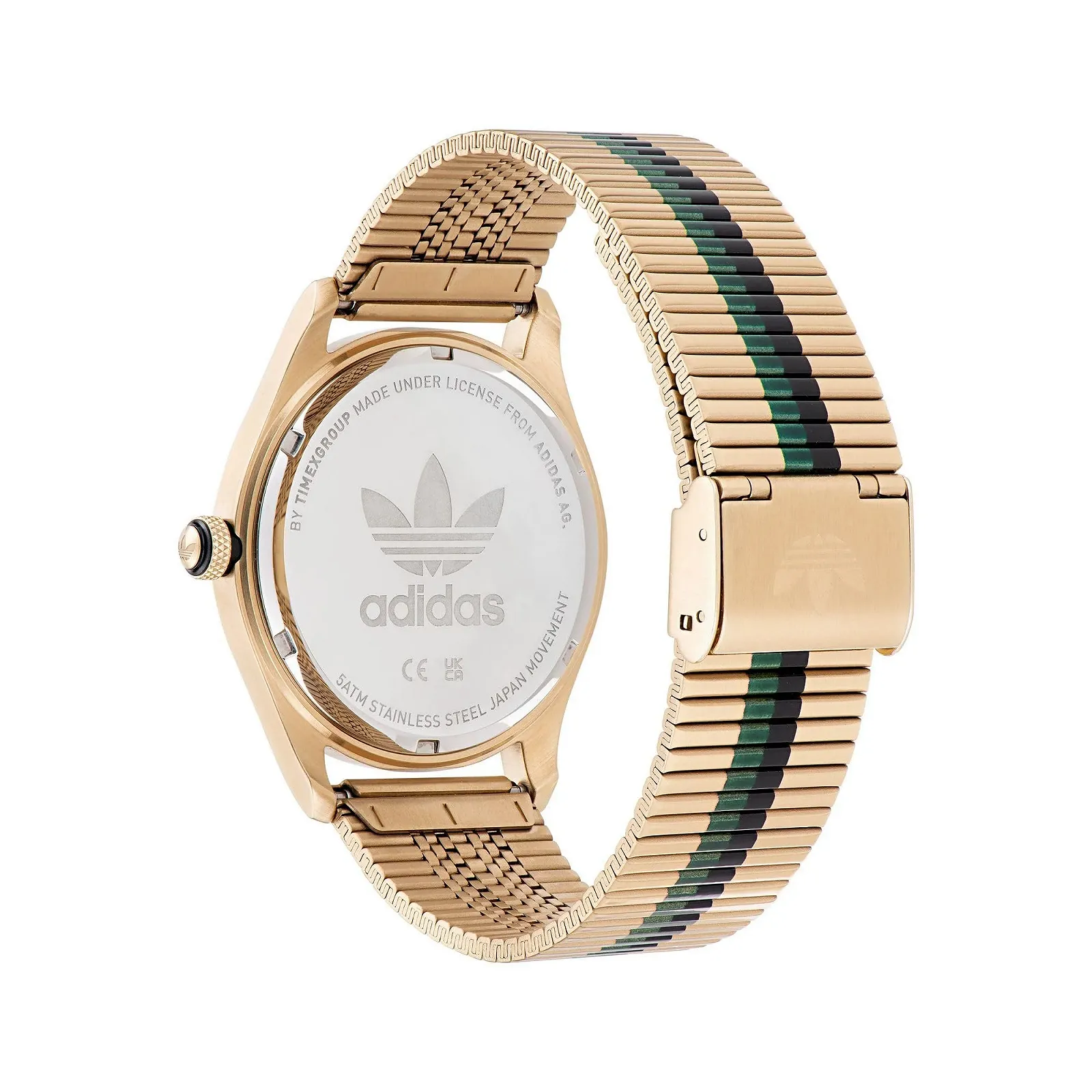 Повседневные часы adidas AOSY225262I, золотой/черный/зеленый, AOSY22531-AMZUK, фото №6 Повседневные часы adidas AOSY225262I, золотой/черный/зеленый, AOSY22531-AMZUK, фото №6