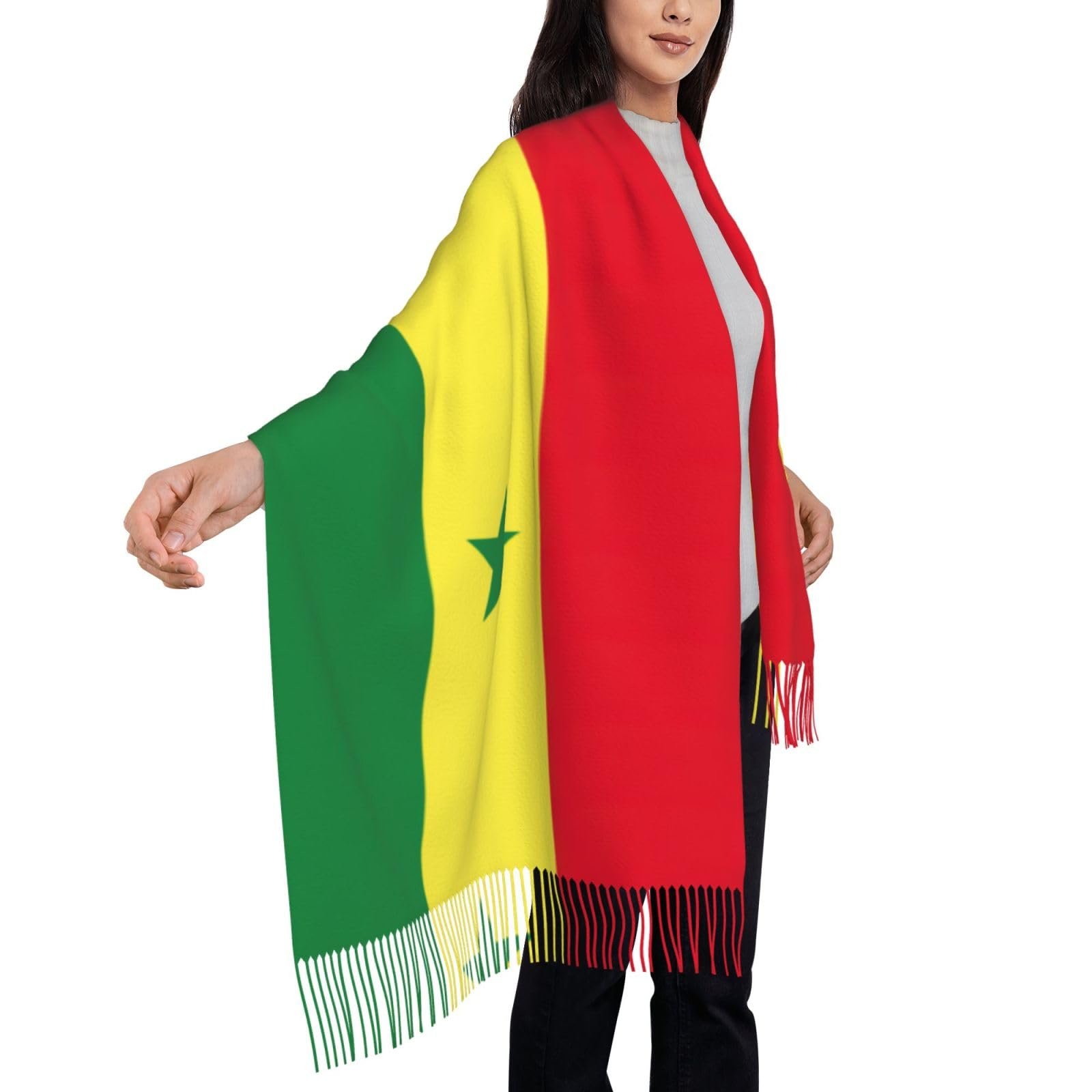 Пашміна LNNIUK Senegal Flag Жіночий зимовий, фото №3