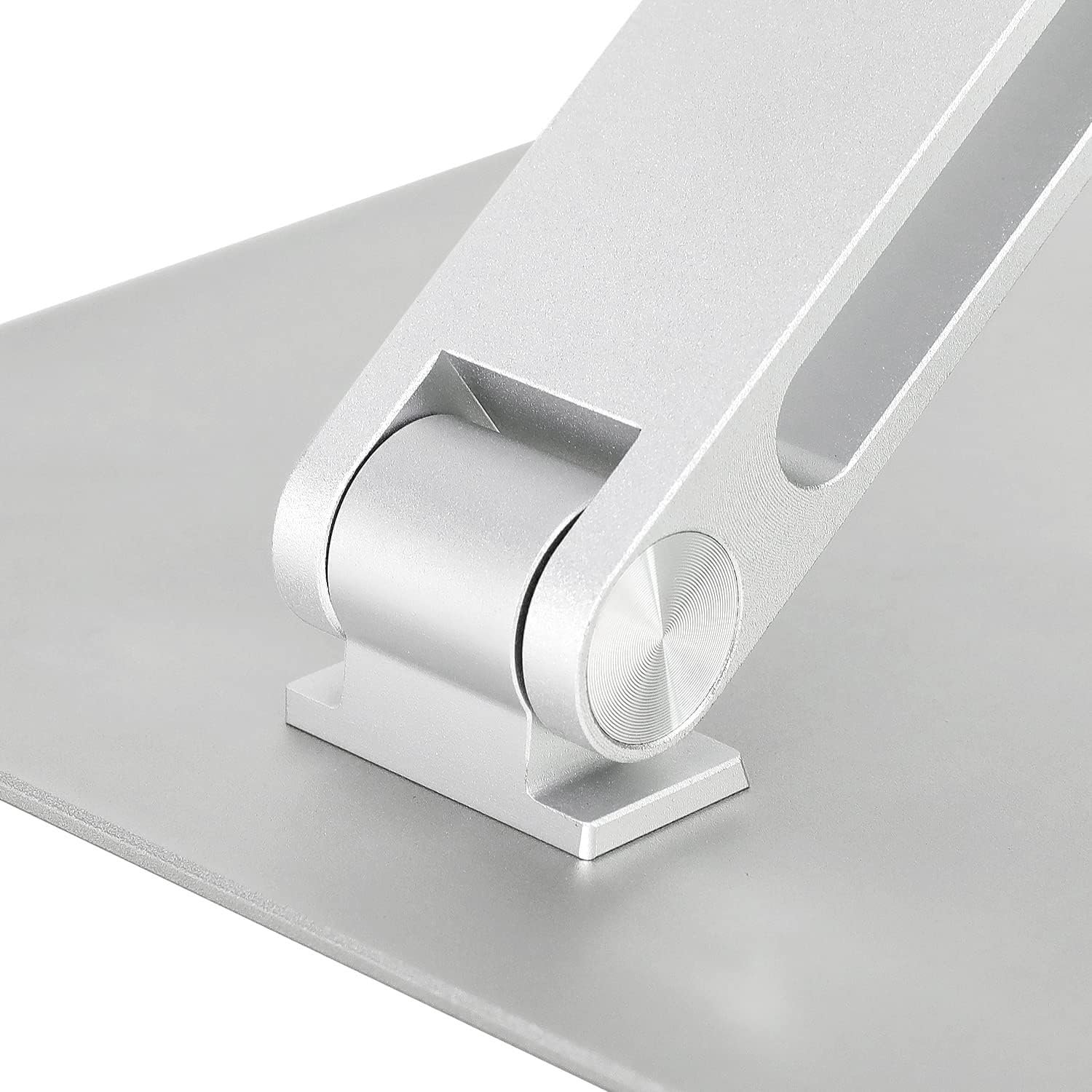 Подставка для ноутбука Amazon Basics Регулируемая Эргономичная с теплоотводом до 17,3 дюймов, 27,9 x 23 x 5,6 см, Серебристый, фото №3