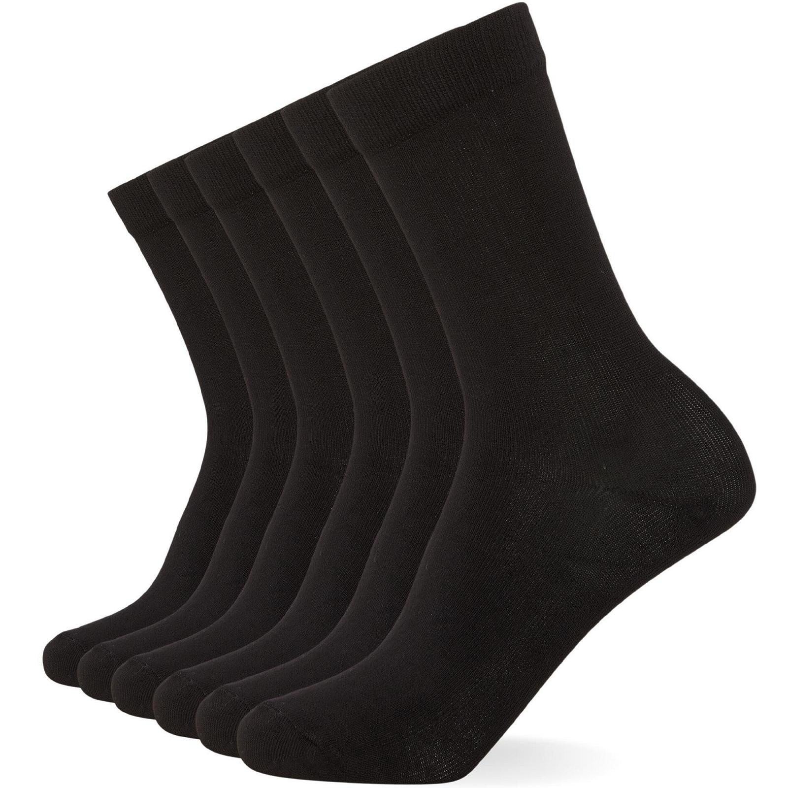 Носки FM London, 6 пар, бамбуковые, однотонные и с узором, женские, мягкие на ощупь и устойчивы к запахам, фото №1