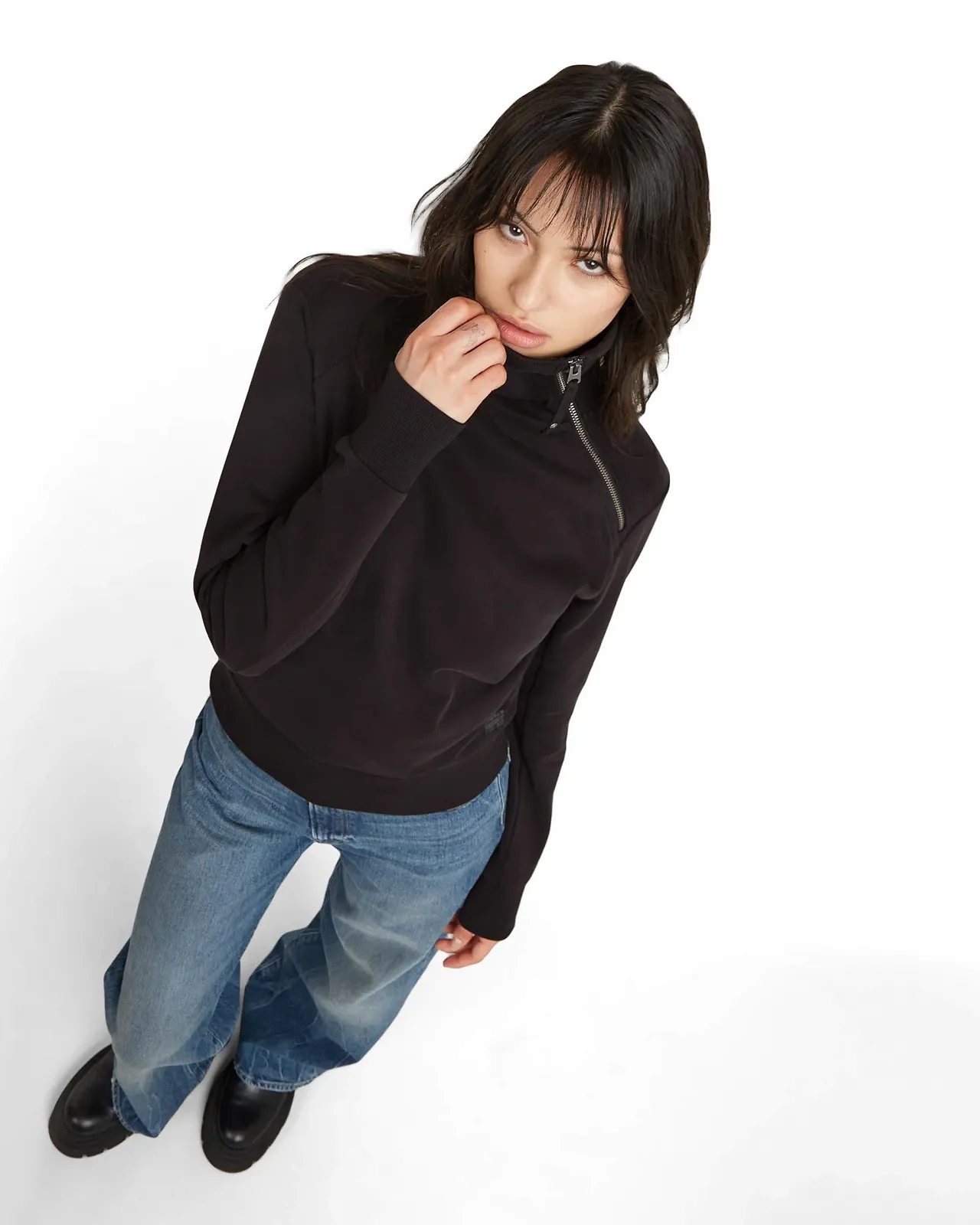 Кофта G-STAR Asymmetric Zip Snug, фото №5 Кофта G-STAR Asymmetric Zip Snug, фото №5