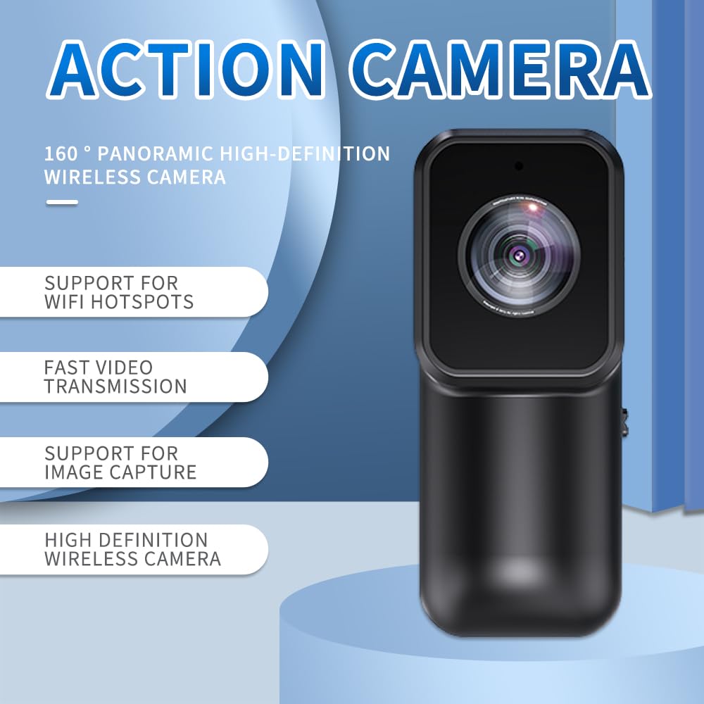 Камера Action Winnes Ultra HD 180° WiFi 200 мин Ультра длинный заряд Черный, фото №3 Камера Action Winnes Ultra HD 180° WiFi 200 мин Ультра длинный заряд Черный, фото №3