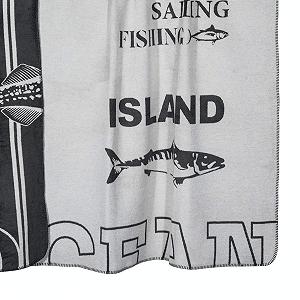 Пляжний плед PAD Матеріал Мікс Сірий 150 x 200 см synthetic.ua - Фото 1