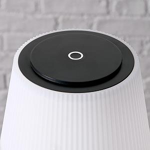 Настільна лампа Spetebo LED Акумуляторна Сенсорна 3 рівні яскравості 38 x 13 см Тепла біла Біла/Чорна synthetic.ua - Фото 1