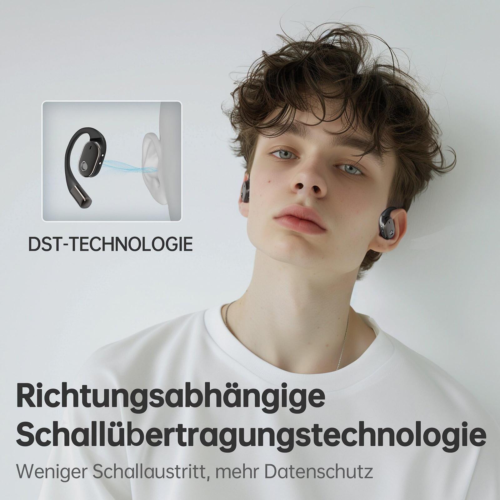 Навушники NEUNVOX OWS06 Bluetooth 5.3 Чорні, фото №6