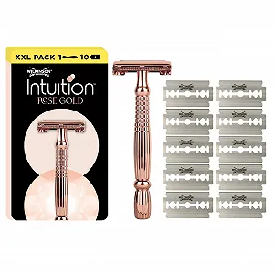 Т-образная безопасная бритва Wilkinson Sword Intuition Rose Gold - Фото 1