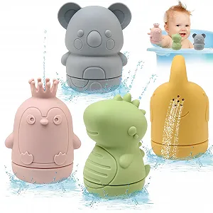 Игрушка для ванны Силиконовые животные - Фото 1