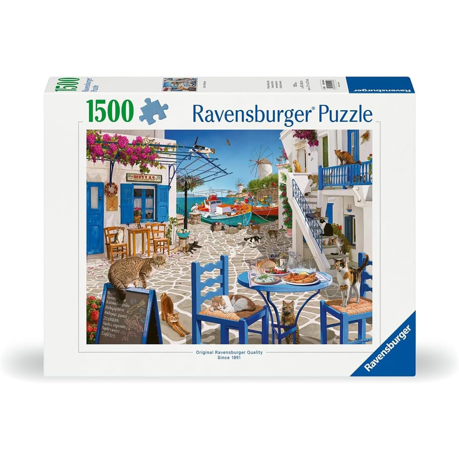 Пазл Ravensburger Cats of Mykonos 1500 деталей FSC, фото №1