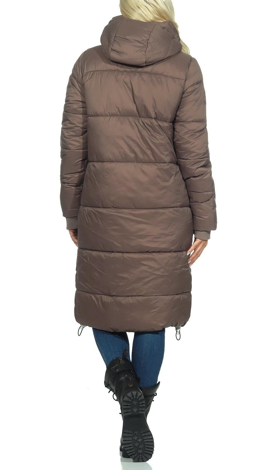 Куртка Sublevel Жіноча стьобана LSL-437 стьобана парка з капюшоном, фото №4