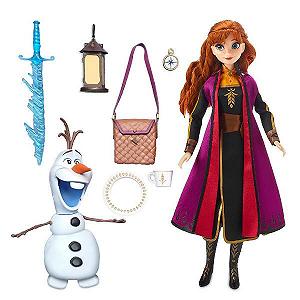 Disney Frozen 2 Холодное сердце набор Анна путешествие на лодке Anna Classic Doll Adventure Play Set synthetic.ua - Фото 1