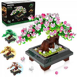 Набор INSOON 4 в 1 Flower Bonsai Tree 612 шт Cherry Blossom Flowers Kit Botanical Series - Фото 1