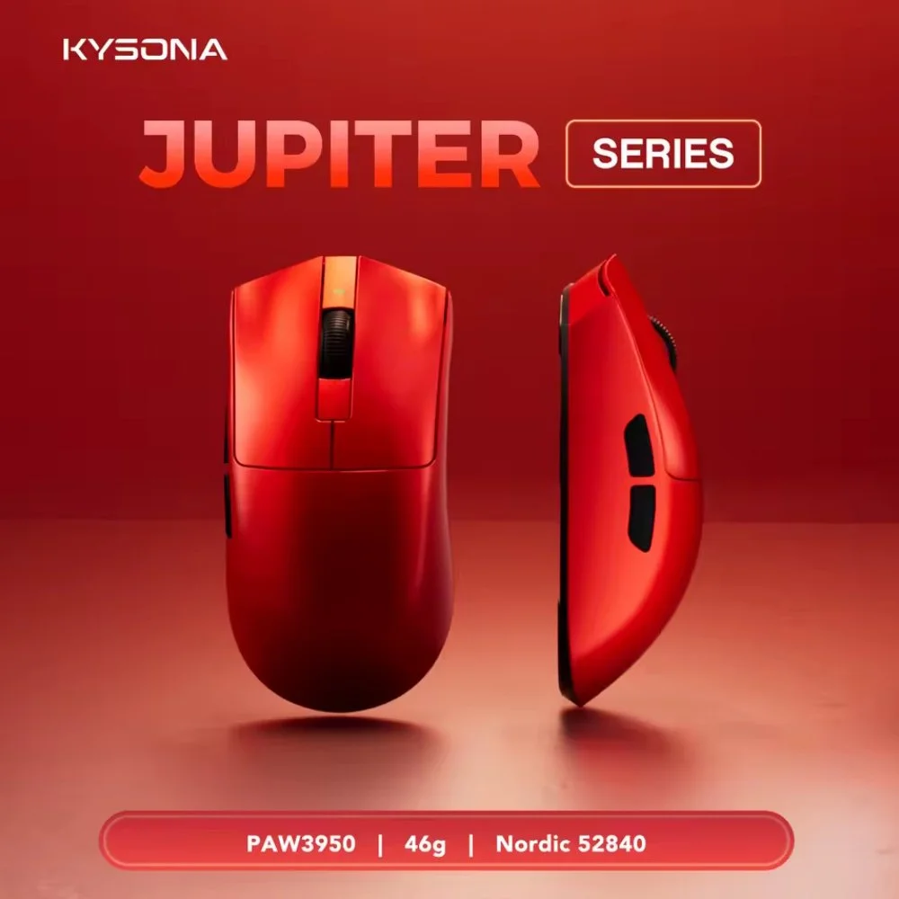 Ігрова мишка KYSONA Jupiter Ultra Green PAW3950 30000DPI 8000Гц 750IPS 50G, фото №2